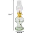 thumbnail image 3 of Glass Kerosene Lamp. Retro Oil Lamp With Wick For Indoor Emergency Lighting, 3 of 5