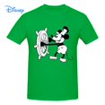 thumbnail image 1 of Disney Mickey Mouse Steamboat Willie T shirt Harajuku Short Sleeve T-shirt 100% Cotton Graphics Tshirt Brands Tee TopXXL Gao Jinjia LED, 1 of 2