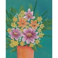 thumbnail image 3 of Moore, Regina 15x18 Black Modern Framed Museum Art Print Titled - Jubilant Floral III, 3 of 5
