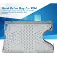 thumbnail image 2 of ZOUSSIQI Support de Disque Dur HDD Plateau de Support avec Vis pour 4 PS4 Slim Conso, Support de Disque Dur en Métal pour Console PS4 Slim CA919-11870, 2 of 9