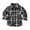 T76-Black, variant on UAYOTSE Toddler Baby Boys Girls Plaid Jacket Long Sleeve Button up Flannel Shirts Kids Christmas Outfits Fall Winter Clothes(0-6 Months,T79-Light Blue)