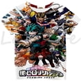 thumbnail image 1 of 2021 My Hero Academia Temporada 5 Camisetas Niños 3d Verano Ropa Niñas Boku No Anime, 1 of 4