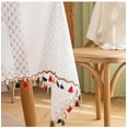thumbnail image 3 of Zhuge Lace Tablecloth Rectangular Table Cover for Kitchen Dinning Wedding Party Decoration -SIZE D:53*70inch,White D, 3 of 4