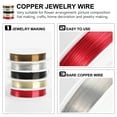 thumbnail image 5 of 5 Roll Beading Wire Jewelry 26 Gauge Copper Bare Line, 5 of 6