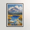 thumbnail image 3 of ELNEIT - Lassen Volcanic National Park Poster, Unframed Matte Paper, S14, 3 of 3