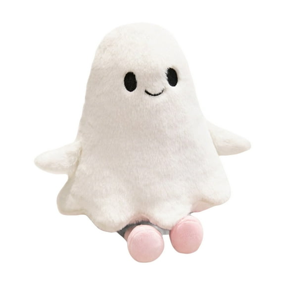 Adorable Plush Ghost Stuffed Toy, Soft Halloween Ghost Plushie for Kids, Cute Smiling Ghost Doll, Cozy Decorative Pillow for Bedroom, Nursery, Gifts, Collectibles, Home Decor, 12 Inch