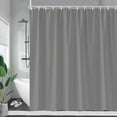 thumbnail image 4 of Simple Modern European style Shower Curtain Blue Purple Green Red Color Pattern Bathroom Polyester Cloth Hanging Curtains Sets, 4 of 10