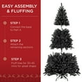thumbnail image 5 of Best Choice Products Artificial Christmas Tree, 9ft Premium Unlit Spruce Design, Dense Branches  Black Spruce, 5 of 7