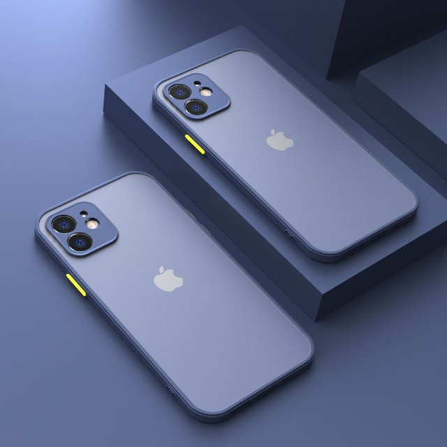 Funda de teléfono mate de silicona de lujo a prueba de golpes para iPhone 11 12 Pro Max Mini X XS XR 7 8 Plus SE 2020 funda transparente ultrafina Tan Jianjun unisex