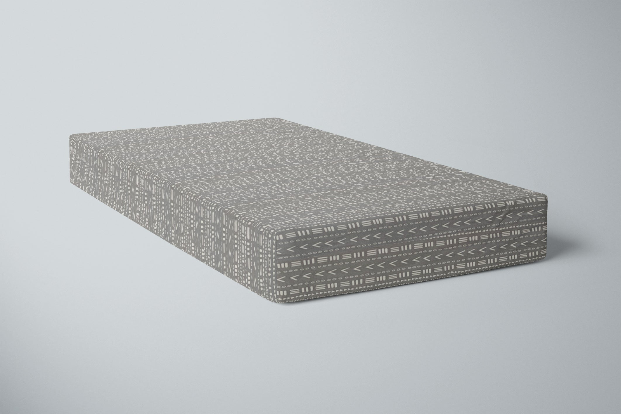 One Kind Premium Bamboo Fitted Crib Sheet for Standard Baby Cribs | Mudcloth
