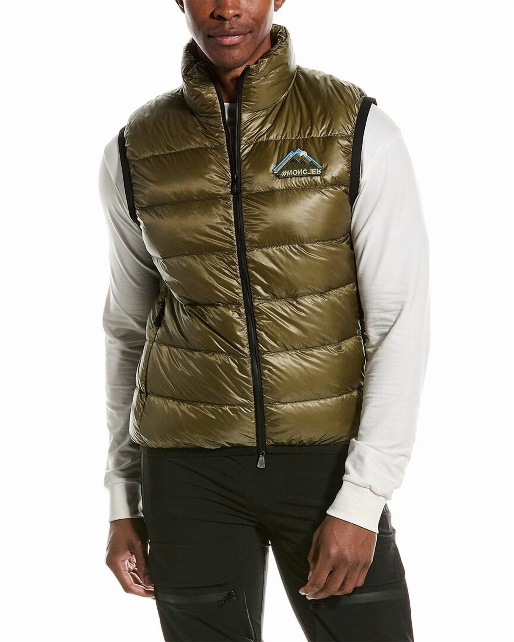 Moncler mens Down Vest, 1, Grey - Walmart.com
