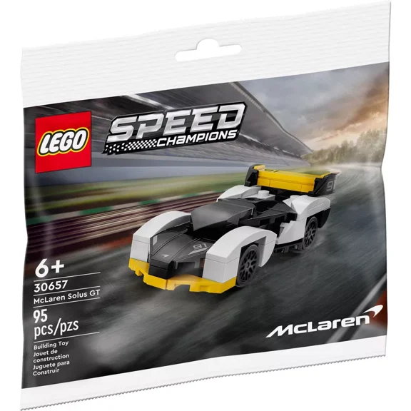 LEGO Speed Champions McLaren Solus GT Race Car Toy 30657