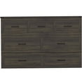 thumbnail image 3 of Murphy Bed Queen Size with Charging Station, Wall Mounted Cabinet Bed with Storage Drawer for Small Spaces, Antique Gray, 3 of 5