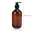 2pcs 500ml Empty Cream Bottle Lotion Bottles Containers with Screw Pump