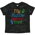 thumbnail image 3 of Inktastic My Auntie Loves Me Nephew Boys or Girls Toddler T-Shirt, 3 of 5