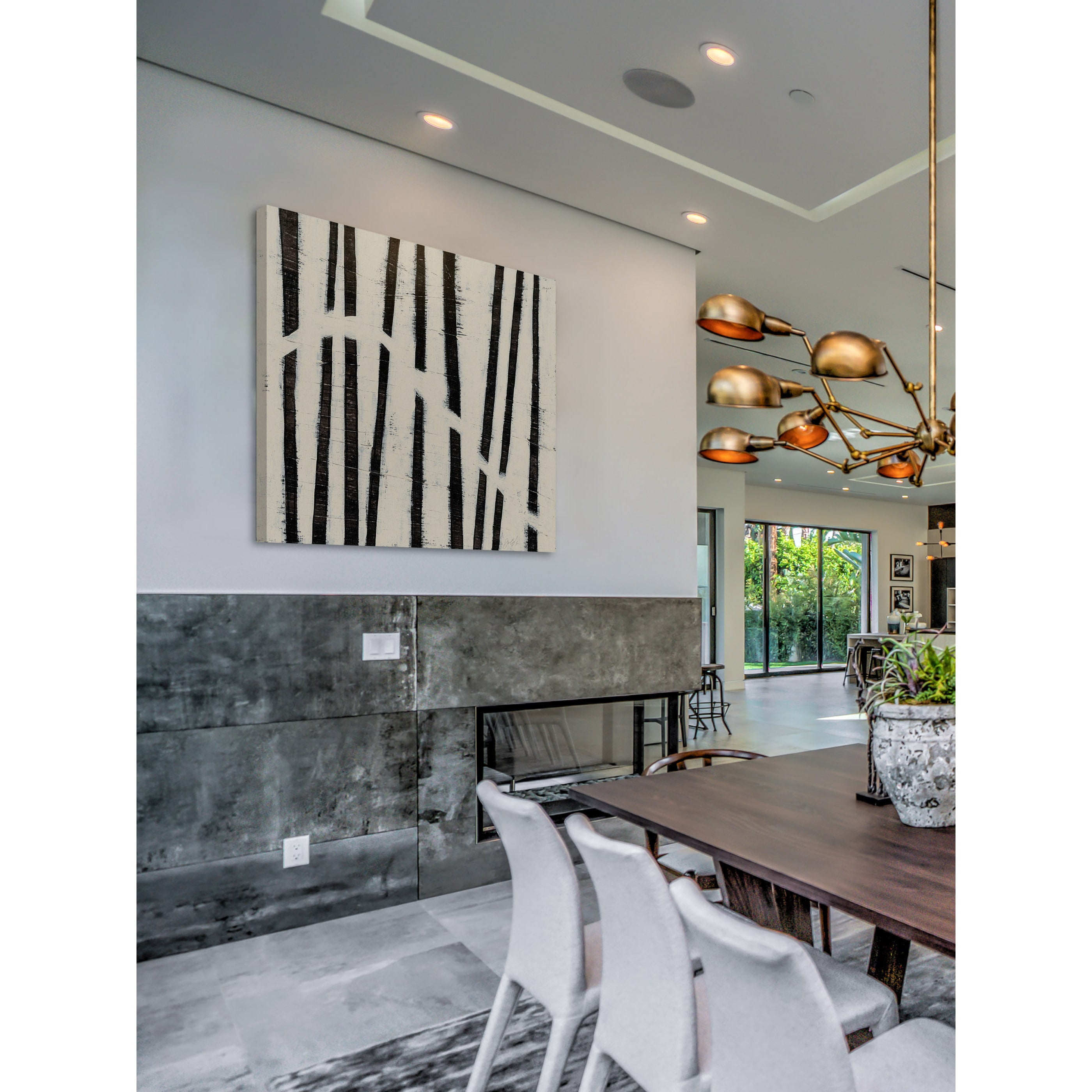 Marmont Hill "Hieroglyph VI" Painting Print on Wrapped Canvas