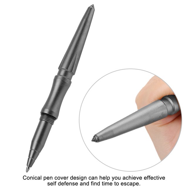 Pluma militar Autodefensa personal Pluma militar Acero de tungsteno Herramienta multifuncional de supervivencia de seguridad