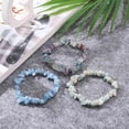 thumbnail image 4 of 1 juego de pulseras de cuentas de piedra mixta, pulseras elásticas de piedra mixta natural, pulseras apilables, pulseras elásticas de hebra de cuentas, juego de pulseras multicapa, 4 of 4