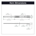 thumbnail image 2 of Hickory Hardware 16 Inch Center Mount Drawer Slide - Cadmium P1029/16-2C, 2 of 6