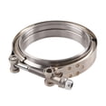 thumbnail image 2 of 4" V-Band Flange & Clamp Kit For Turbo Exhaust Downpipes Mild Steel Flange, 2 of 4