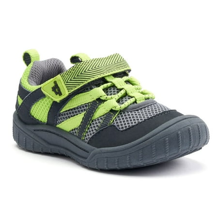 OshKosh B'Gosh Little Boys Domino Bungee-Laced BumpToe Athletic Sneaker (Best Support Athletic Shoes)
