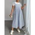 thumbnail image 2 of Women'S Plus Size Summer Maxi Dress Casual Sleeveless Spaghetti Strap Long Beach Sundresses Light Blue 4XL, 2 of 6