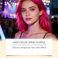 thumbnail image 5 of Temporary Hair Color Spray, Washable Disposable Natural Hair Spray, One-time Use Temporary Hair Dye, Temporary Hair Spray for All Hair Types, Washable Hair Color Spray, 1 Fl Oz (Red), 5 of 8