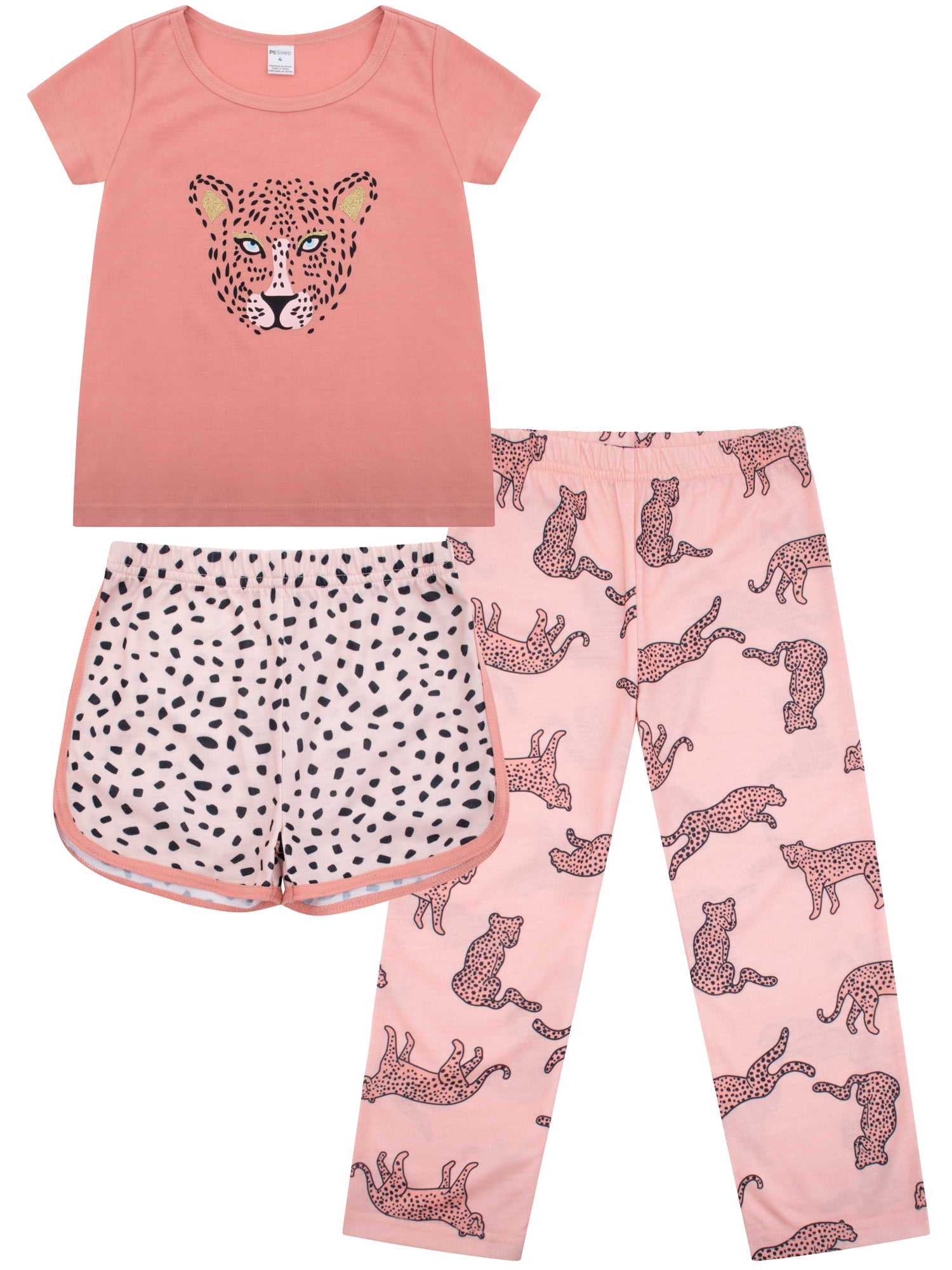 Petit Lem - Petit Lem Girls 3-Piece Pajama Set Sizes 4-14 - Walmart.com ...