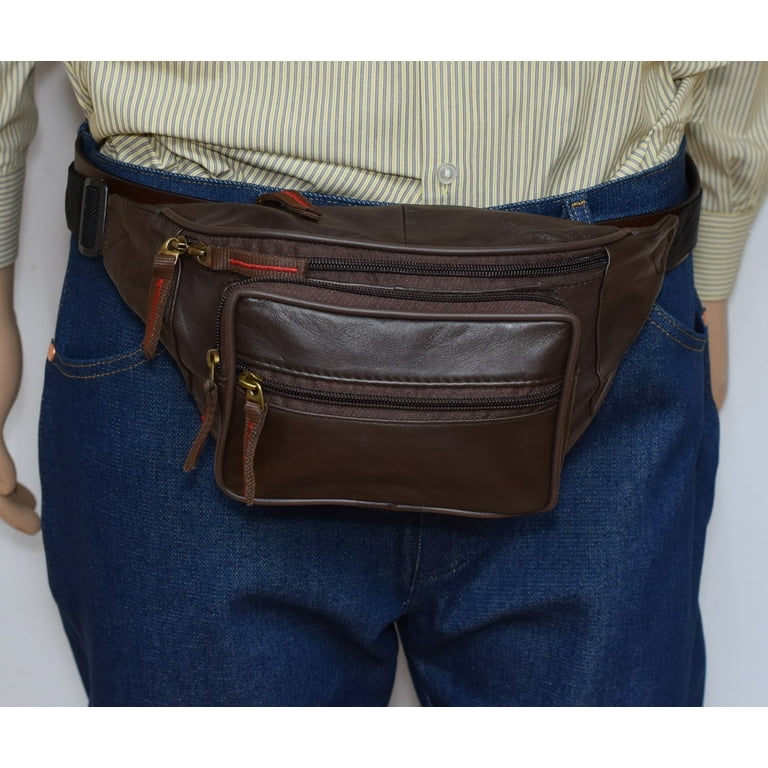 mdenim Waist Bag for Men and Women Denim Waist Pouch