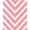 Pink, Pattern 2, variant on ODIKA 4'x6' Machine Washable Non-Slip Area Rug, Zigzag with Alternating Stripes Design High Traffic Rug, Pink, 480260