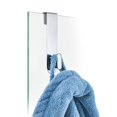 thumbnail image 1 of Blomus 68915 Glass Shower Over Door Hook Polished, 1 of 5