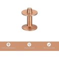 thumbnail image 4 of Juego de 10 remaches y rebabas de cobre, sujetador de remache de cobre de cuero sólido de 12x4x14mm para suministros para manualidades Diy de cuero, tono cobre, 4 of 5