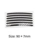 thumbnail image 2 of 24 Uds tiras de cinta reflectante para llantas pegatinas de seguridad para ruedas de conducción nocturna JShteea Accesorios para autos y motos, 2 of 9
