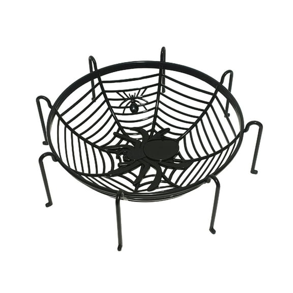 SDFGTstore Spiders Web Baskets Halloween Candy Bowls Decorative Cobweb Shape Fruit Holder