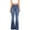 New2/Sky Blue, variant on Otvok Womens High Waist Pants Pocket Wide Leg Flared Skinny Button Trousers