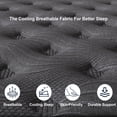 thumbnail image 6 of Zekbip 12 inch Queen Mattress in a Box, Hybrid Gel Memory Foam with Individually Wrapped Pocket Coils, Medium Firm, Pressure Relief, Cooling Sleep Support for Adult, 6 of 11