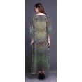 thumbnail image 2 of Phagun Peacock Feather Ladies Plus Size Kaftan Summer Wear Beach Coverup Kimono Caftan-4X-5X, 2 of 5