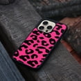 thumbnail image 4 of WIRESTER Shockproof Soft Rubber Cover Case for Apple iPhone 16 Pro 6.3" 2024, Black/Hot Pink Leopard, 4 of 5
