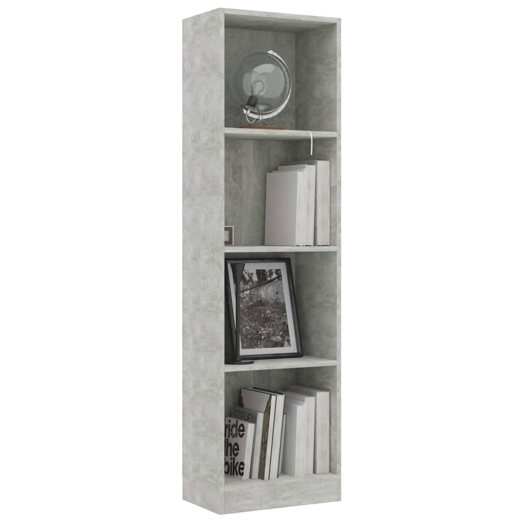 Kepooman 4-layer Modern Floor Cabinet, Home Book Cabinet,Side Corner Storage Cabinet for Kitchen, Wood White Kepooman 4-layer Modern Floor Cabinet, Home Book Cabinet,Side Corner Storage Cabinet for Kitchen, Wood White