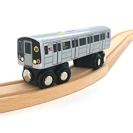 Munipals Wooden Subway Train Station - Customizable Toy Compatible With Thomas & Brio Tracks