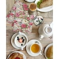 thumbnail image 4 of Pink Spring Floral Kitchen Dish Towels for Drying Dishes Set of 3, Vintage Summer Botanical Waffle Weave Microfiber Hand Tea Bathroom Towels Quick Dry & Absorbent Towel 15.7x23.6, 4 of 7