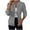 Gray, variant on UAMVSH Women's Zip up Hoodies Casual Solid Sweatshirts Outfits Drawstring Jackets Fall Outfits for Ladies
