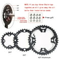 thumbnail image 7 of BUCKLOS Mountain Bicycle Chainwheel 10-Speed 42/32/24T Bike Chainring MTB Cycling Triple Chainwheel, 7 of 7