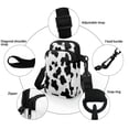 thumbnail image 5 of HELLHERO Cow Print Pattern Lightweight Sling Bag Double-layer for Outdoor Holiday Travel, 5 of 7