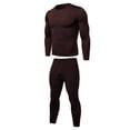 thumbnail image 1 of ITFABS Men?s Thermal Underwear, Compression Winter Layer Warm Gear Sport Set, 1 of 9