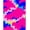 Pink, Pattern 3, variant on ODIKA 4'x6' Machine Washable Non-Slip Area Rug, Wing Mosaic Fuzzy in Blush Palette High Traffic Rug, Pink, 556308