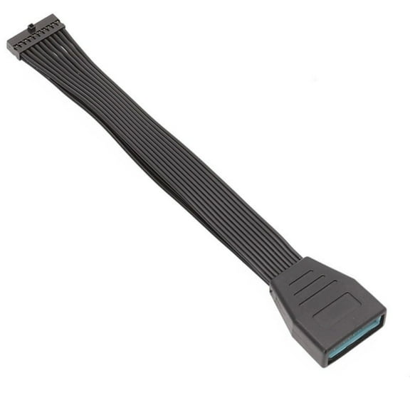 USB 3.0 Header Extension Cable Low Profile USB 3.0 Internal 19/20 Pin Header Extender Motherboard Adapter