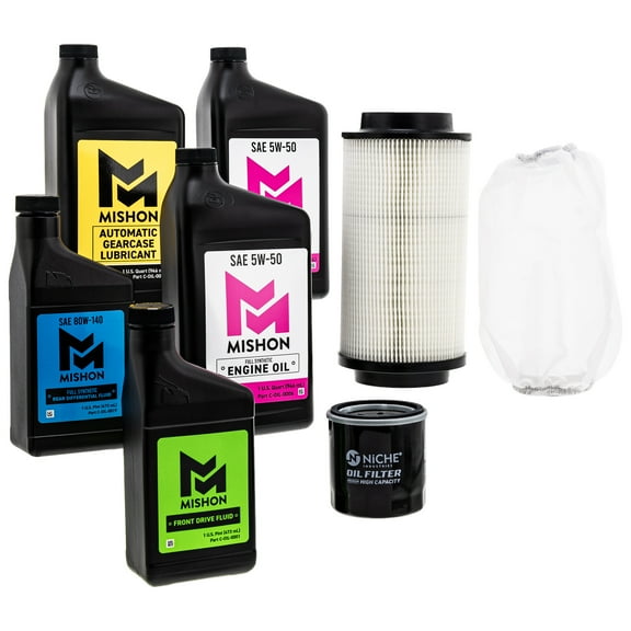 Mishon Full Service Oil Change Kit for Polaris Sportsman 850 570 Magnum 325 ATV MK1012876