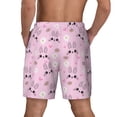 thumbnail image 2 of Lsque Mens Swim Trunks Rabbit Face Pattern - Bathing Suit Compression Liner - Beach Swim Shorts Swimwear - (S-3XL) - Stretch Quick Dry -XX-Large, 2 of 9