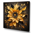 thumbnail image 2 of Designart "Tranquility in Boho Mandala Flower III" Geometric Wall Art - Bohemian Yellow Boho Mandala Entryway Wall Art, 2 of 6